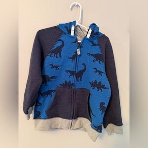 Hatley Blue Dinosaur Kids Hoodie